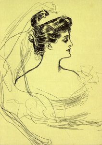 A Celebration Painting By Charles Dana Gibson