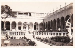 Florida Sarasota Ringling Museum Court Yard Real Photo