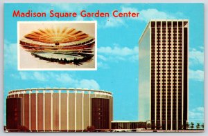 Madison Square Garden Center Arena In New York City Buildings Landmark Postcard