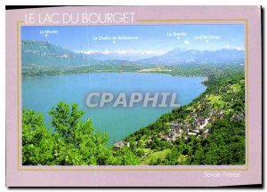 Modern Postcard The Lake Bourget Savoie Bourdeau's Lake Bourget and Combe to ...