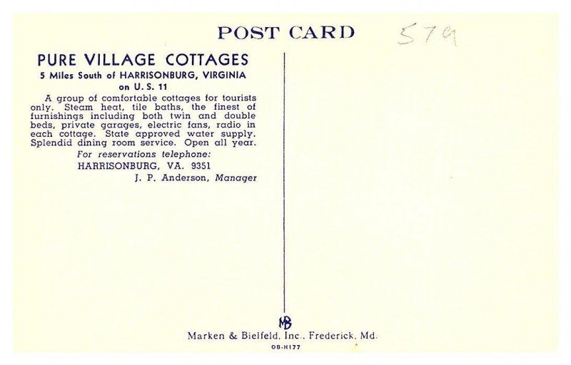 Virginia Harrisonburg , Pure Village Cottages on U.S.11