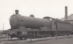 NER No 2239 Class T2 at West Hartlepool Shed Railway Train Original Photo