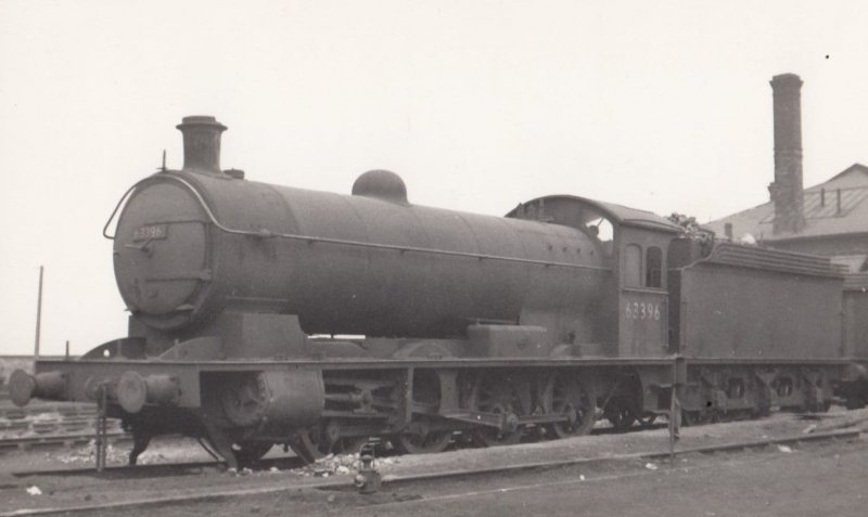 NER No 2239 Class T2 at West Hartlepool Shed Railway Train Original Photo