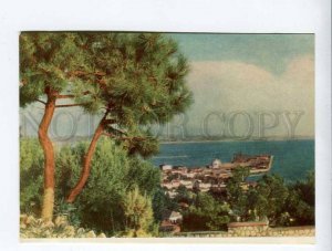 263297 ALBANIA Durres port 1958 year russian PRAVDA postcard