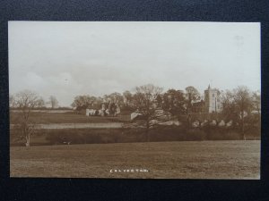 Buckinghamshire CALVERTON Manor House & All Saints Church - Old RP Postcard