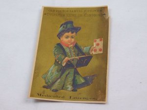 Lot of 3 Victorian Trade Cards Boys Civil War Soldier Rifle Playing Cards F44
