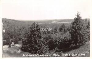 C43/ Gaylord Michigan Mi Real Photo RPPC Postcard 40s Hidden Valley Ski Otsego18