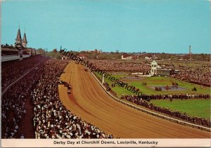 Derby Day at Churchill Downs Louisville Kentucky Postcard PC278