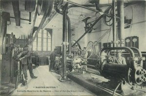 France factory LAITERIE BEURRERIE - NANTES BUTTER - FABRICATION machinery room 