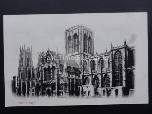 Yorkshire YORK MINSTER c1904 Postcard