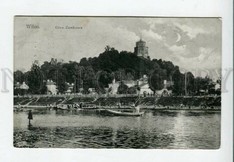 428378 Lithuania Vilnius Castle hill Vintage RPPC Ekaterinodar