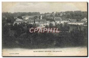 Postcard Old St Bonnet Briance Vue Generale