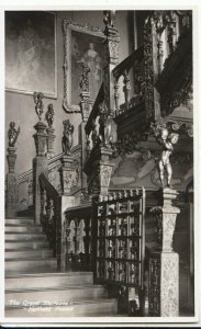 Hertfordshire Postcard - The Grand Staircase - Hatfield House - RP - 16480A