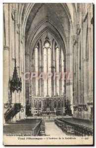 Picturesque Old Postcard Toul L & # 39Interieur to the Cathedral