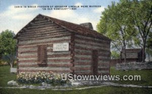 Abraham Lincoln, Cabin - Fort Harrod, Kentucky KY  