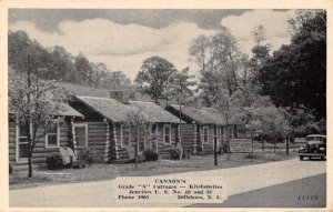 Dillsboro North Carolina Cannon's Cottages Vintage Postcard JI658085