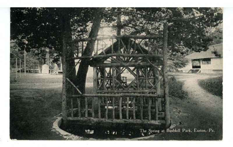 PA - Easton. Bushkill Park, The Spring ca 1910