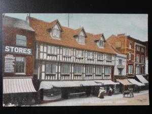 LINCOLN Old Houses on the High Street HIGH BRIDGE POST OFFICE c1905 W.K. Morton