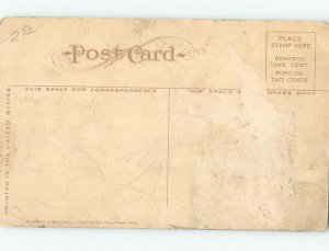 Divided-back BUILDING SCENE San Francisco California CA AE8811