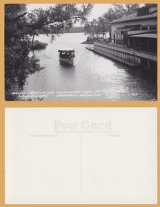 RPPC-Waupaca, WIS., Indian Crossing & Columbian Lake at the Casino, Chain O Lake