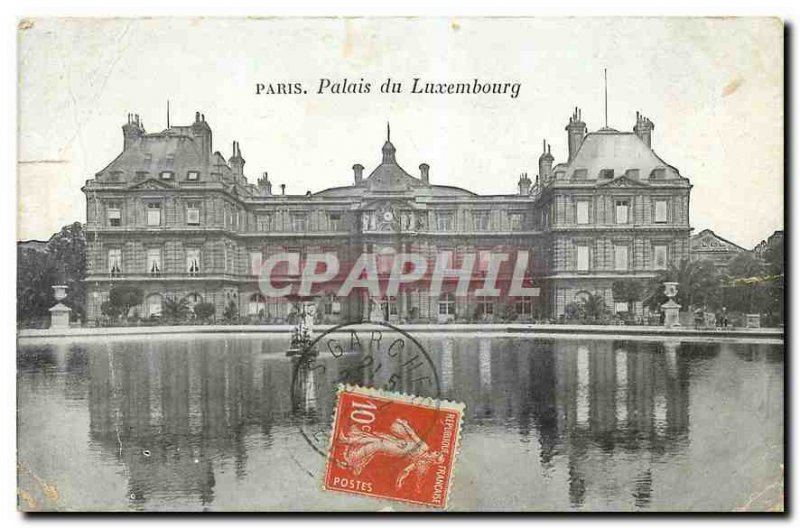 Old Postcard Paris Luxembourg Palace