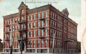 Postcard Goodlander Hotel in Fort Scott, Kansas~128257