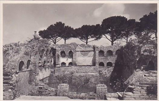 Italy Ostia Antica Tomba Colombario Sulle Viedei Sepolori Real Photo