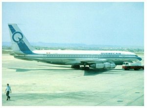 Quebecair Boeing 707 Airplane Postcard