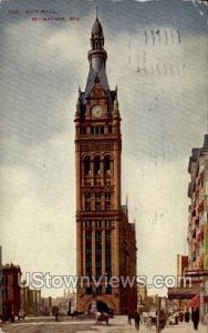 City Hall - MIlwaukee, Wisconsin WI Postcard