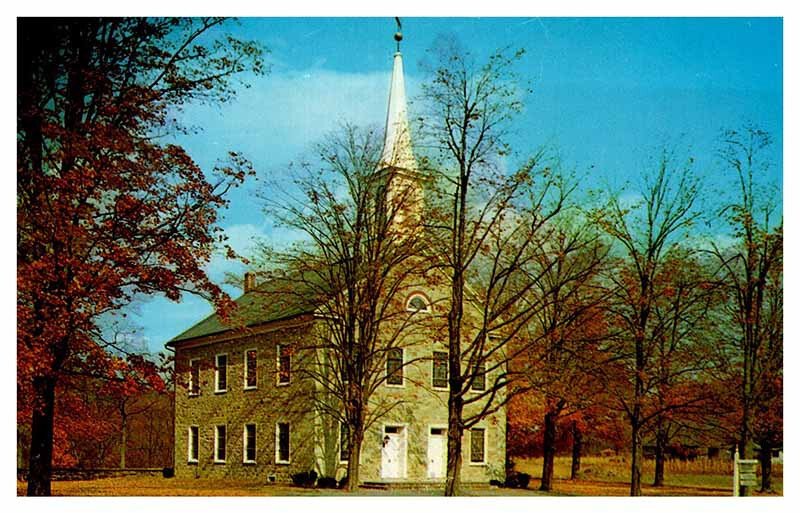 Postcard CHURCH SCENE Stroudsburg Pennsylvania PA AP0243