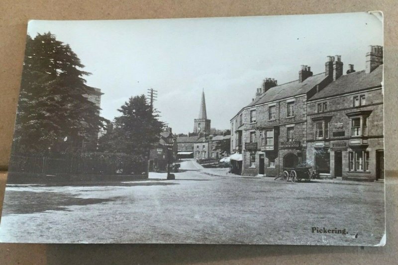 VINT UNUSED RPPC POSTCARD - PICKERING, YORKSHIRE, ENGLAND