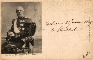 Oscar II King Of Sweden Vintage Postcard 08.46