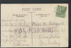 Family History Postcard - Sedgwick - 23 Rochester Street, Stoneyholm RF4158