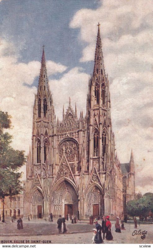 ROUEN, Eglise Saint-Quen, 1913; TUCK 107 P No. 2