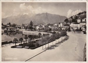 Switzerland Locarno Quai  Real Photo