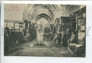 432858 Turkey Salut de Constantinople Grand Bazar interior native sellers PC