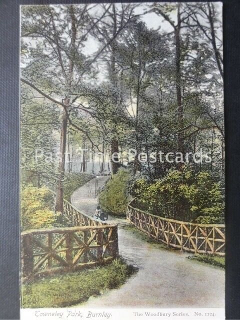 Lancashire BURNLEY Towneley Park c1904 by The Woodbury Series 1124