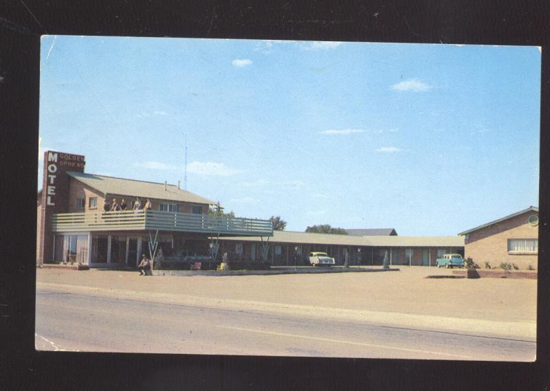 GROOM TEXAS GOLDEN SPREAD MOTEL ROADSIDE ROUTE 66 OLD ADVERTISING POSTCARD