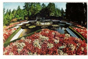 Star Pond, Butchart Gardens, Victoria, British Columbia, Vintage Postcard #1