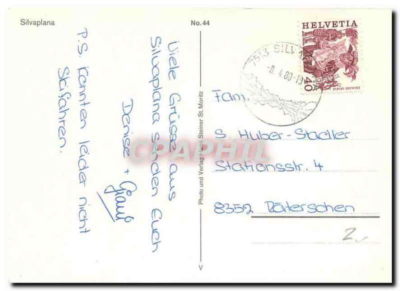 Modern Postcard Silvaplana