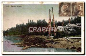 Old Postcard Indians Kassan Alaska