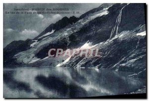 Old Postcard Dauphine Massif des Rousses Lake Fare er the Grandes Rousses