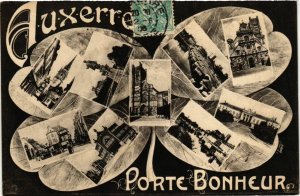 CPA Auxerre - Scenes - Porte Bonheur FRANCE (960517)