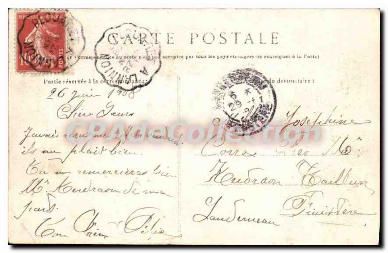 Postcard Old Castle Kergrist Kerausern