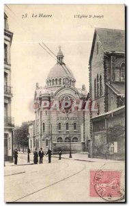 Old Postcard Le Havre The Church S Joseph