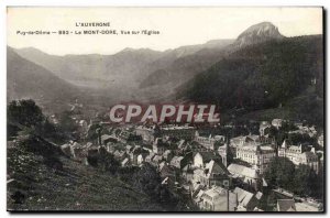 Puy de Dome- Mount View Dore- on & # 39Eglise Post Card Old