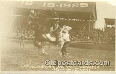 Bill McAdoo Western Cowboy, Cowgirl Unused 