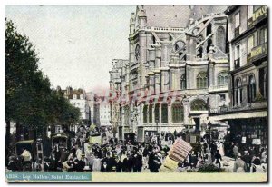 Old Postcard Paris Les Halles Saint Eustache