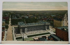 Indianapolis Indiana Bird's Eye View 1907 Postcard H5