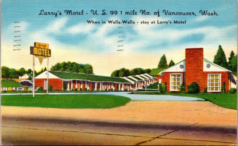 Washington Vancouver Larry's Motel 1957